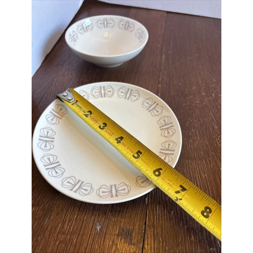 5‎ pc place setting Franciscan Merry Go Round  White Stone Ware  Pre-owned